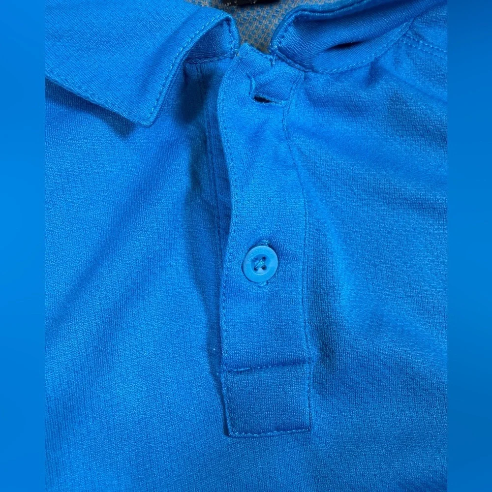 The North Face Men's Large VaporWick Performance Vibrant Blue Polo